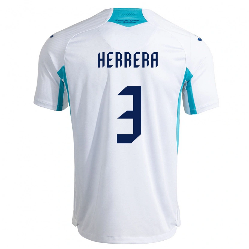 DanxenメンズホンジュラスDavid Herrera#3白 青 空色ホームシャツ26-28ジャージーユニフォーム