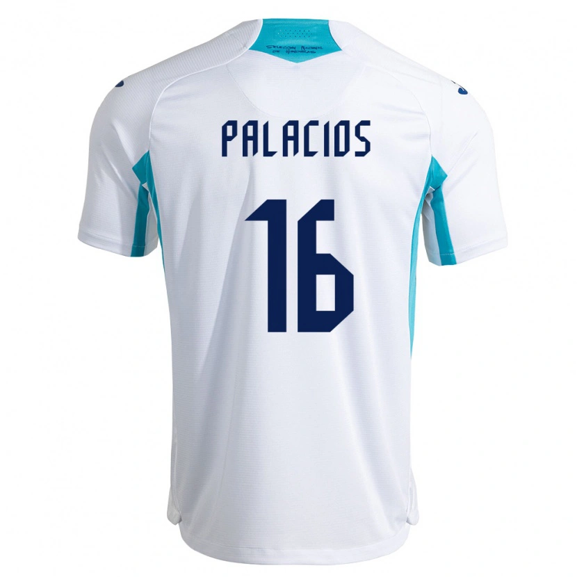 DanxenメンズホンジュラスDanilo Palacios#16白 青 空色ホームシャツ26-28ジャージーユニフォーム