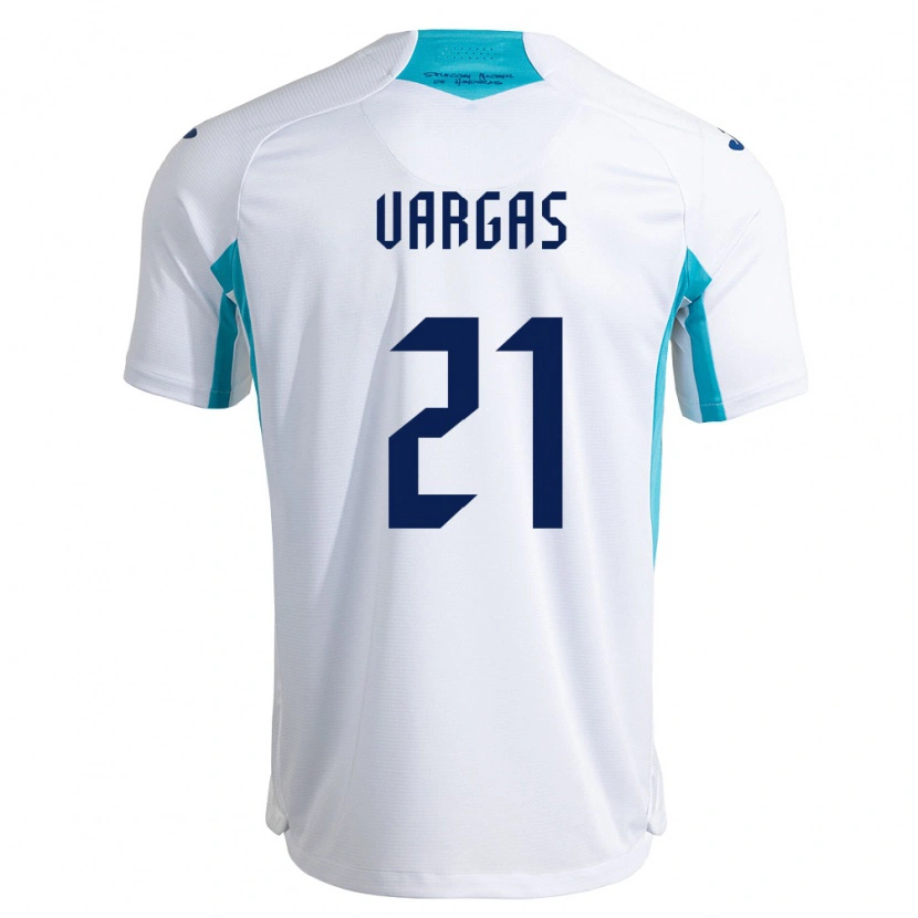 DanxenメンズホンジュラスAlenis Vargas#21白 青 空色ホームシャツ26-28ジャージーユニフォーム