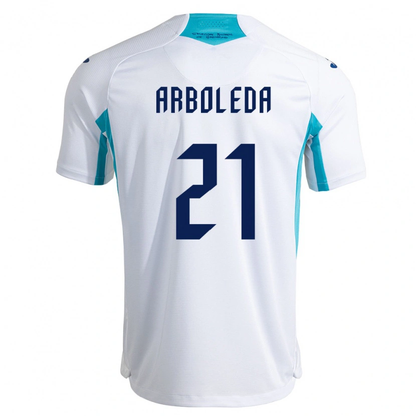 DanxenメンズホンジュラスYustin Arboleda#21白 青 空色ホームシャツ26-28ジャージーユニフォーム
