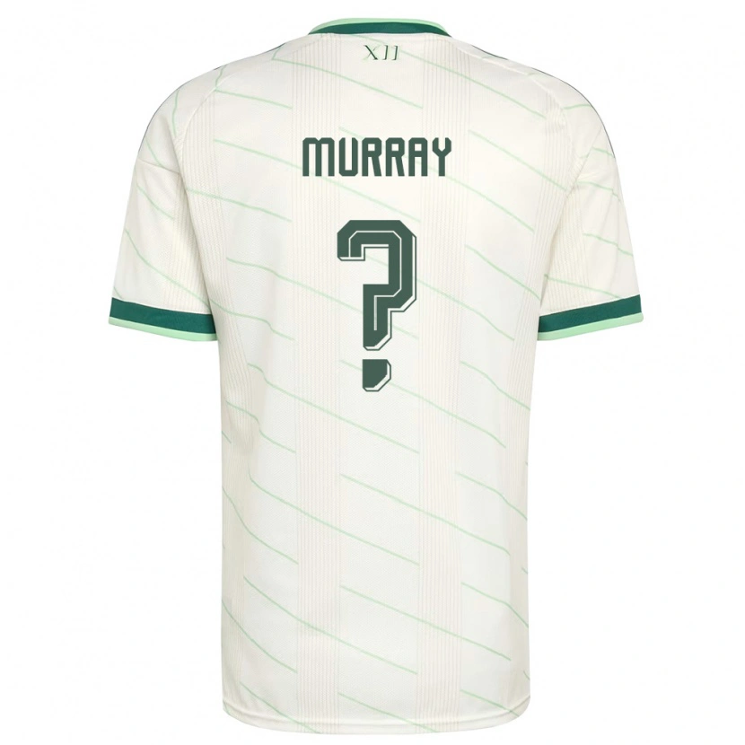 Danxenメンズ北アイルランドCillian Murray#0白 緑アウェイシャツ26-28ジャージーユニフォーム