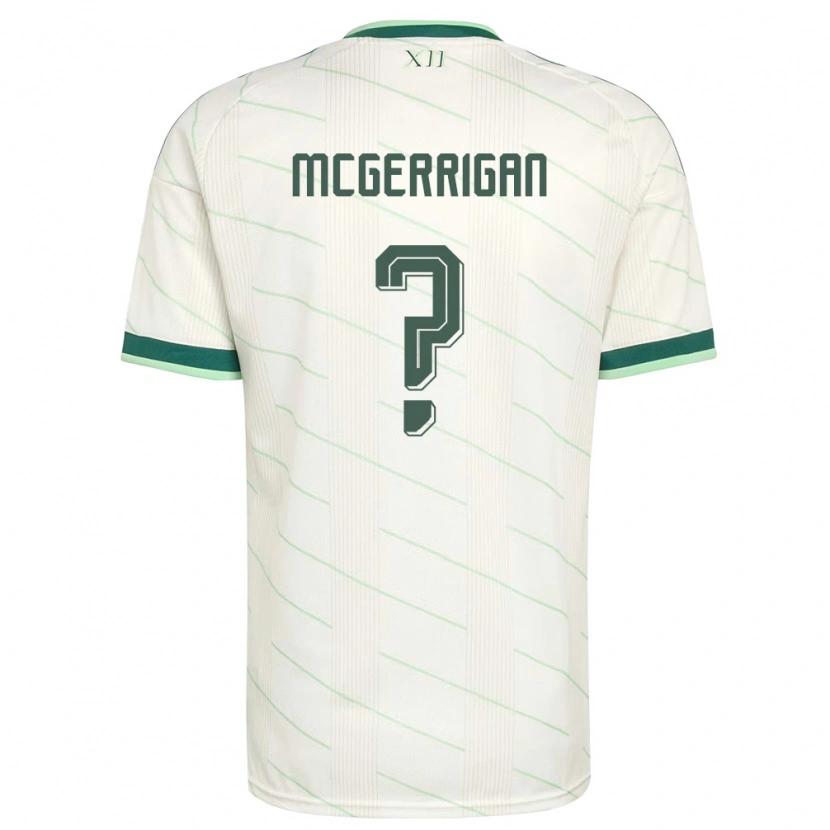 Danxenメンズ北アイルランドLuke Mcgerrigan#0白 緑アウェイシャツ26-28ジャージーユニフォーム