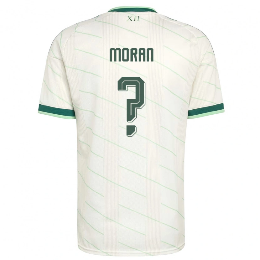 Danxenメンズ北アイルランドHarry Moran#0白 緑アウェイシャツ26-28ジャージーユニフォーム
