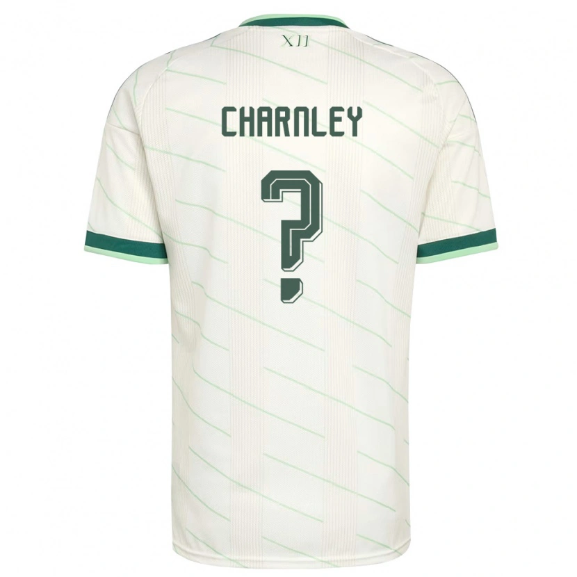 Danxenメンズ北アイルランドJayden Charnley#0白 緑アウェイシャツ26-28ジャージーユニフォーム