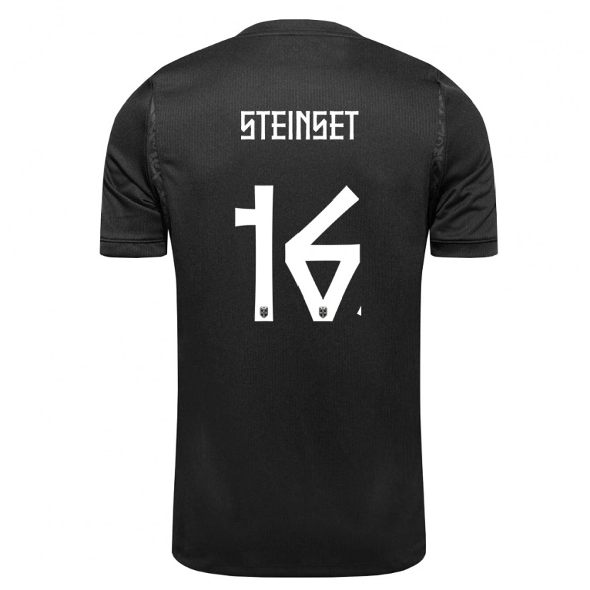 DanxenメンズノルウェーKristoffer Steinset#16黒アウェイシャツ26-28ジャージーユニフォーム