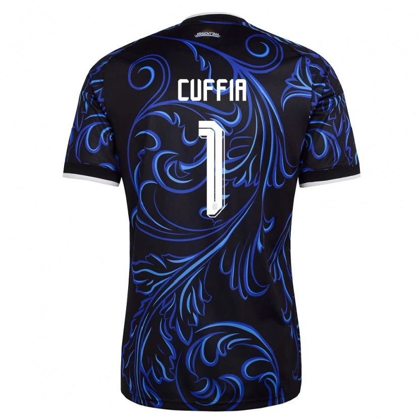 DanxenメンズアルゼンチンLucas Cuffia#1黒 白 空色アウェイシャツ26-28ジャージーユニフォーム
