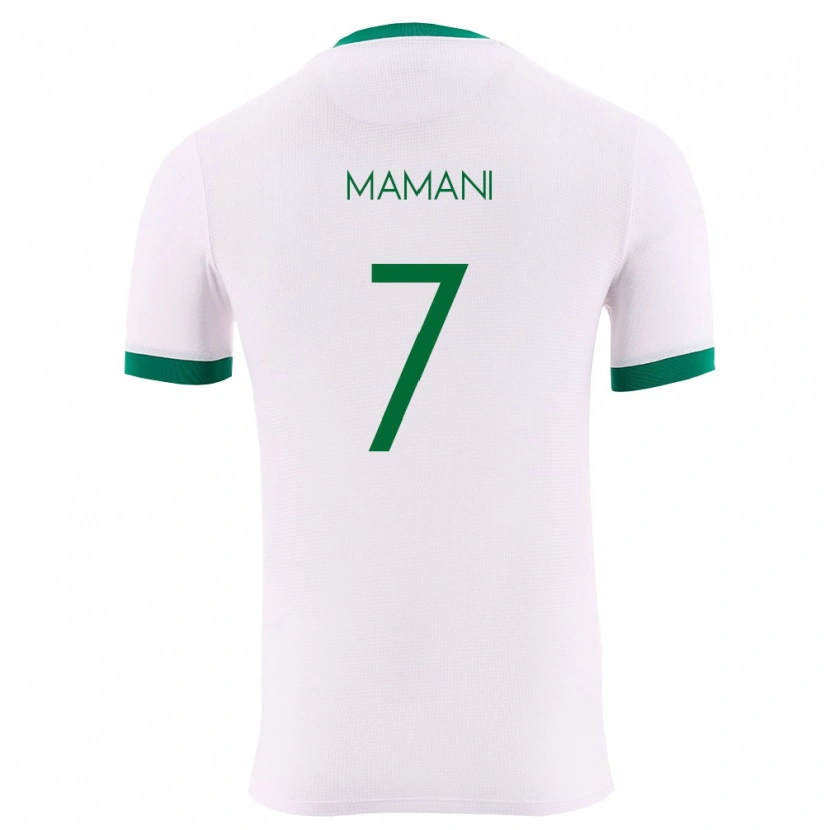 DanxenメンズボリビアBraian Mamani#7白 緑 赤アウェイシャツ26-28ジャージーユニフォーム