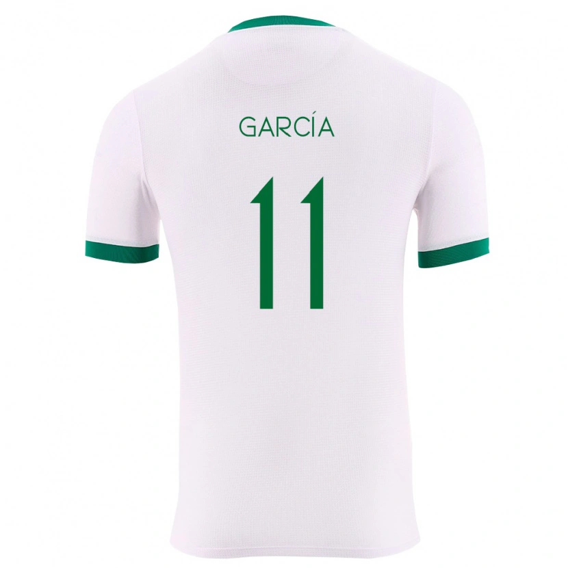 DanxenメンズボリビアSantos García#11白 緑 赤アウェイシャツ26-28ジャージーユニフォーム