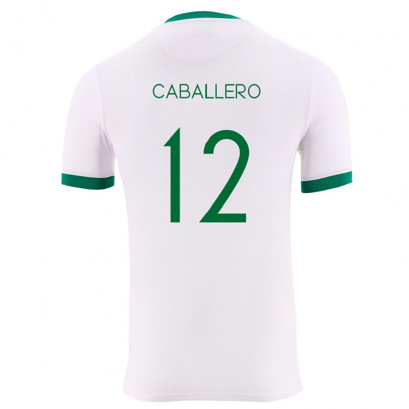 DanxenメンズボリビアDiego Caballero#12白 緑 赤アウェイシャツ26-28ジャージーユニフォーム