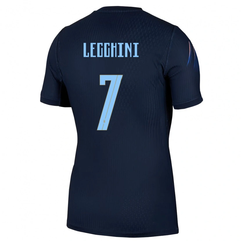 DanxenメンズウルグアイRamiro Lecchini#7黒 青アウェイシャツ26-28ジャージーユニフォーム