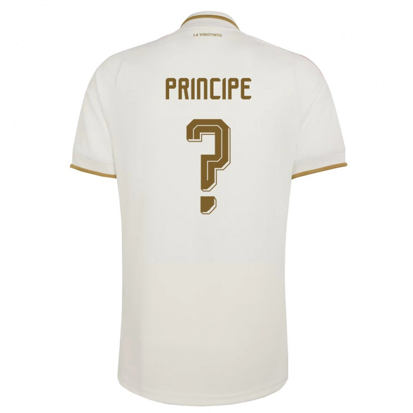 DanxenメンズベネズエラIker Principe#0オフホワイト 黄アウェイシャツ26-28ジャージーユニフォーム