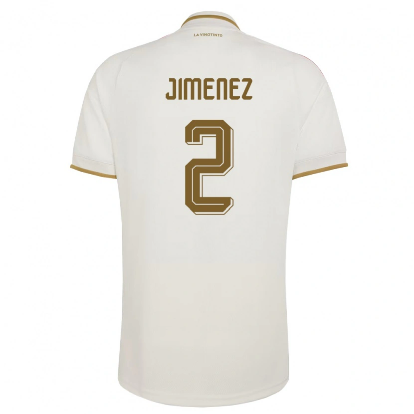 DanxenメンズベネズエラKendys Jimenez#2オフホワイト 黄アウェイシャツ26-28ジャージーユニフォーム
