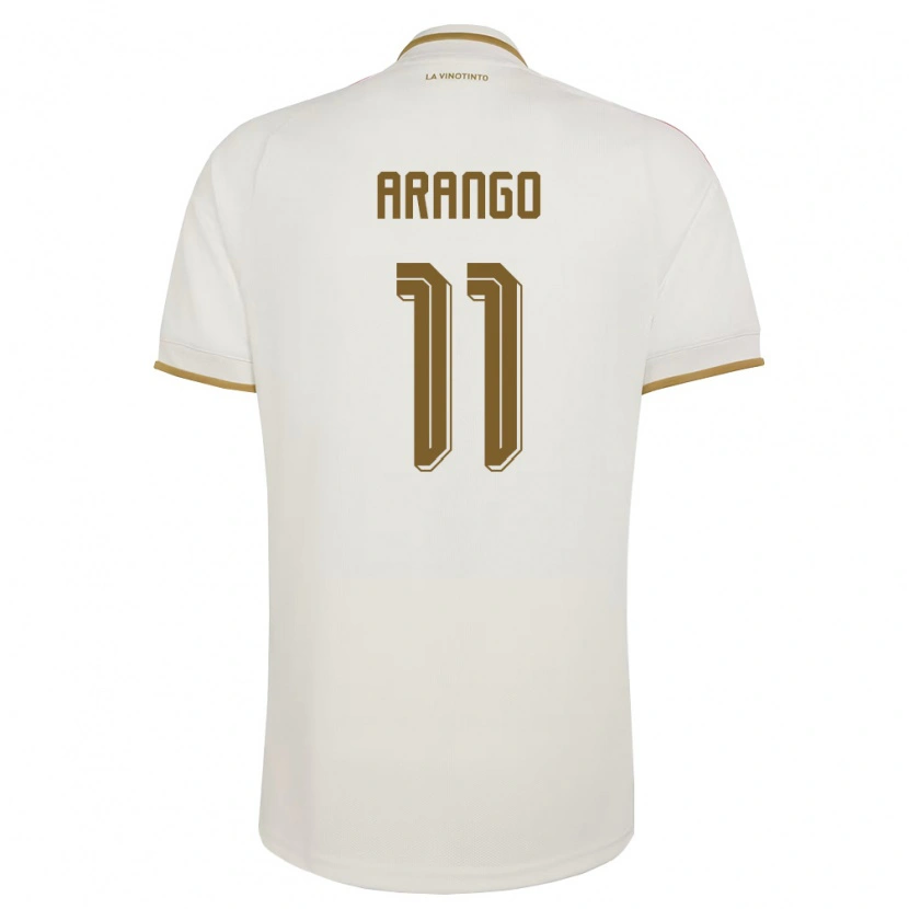 Danxenメンズベネズエラフアン・アランゴ#11オフホワイト 黄アウェイシャツ26-28ジャージーユニフォーム