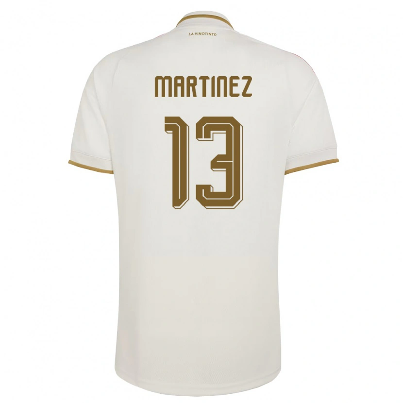 DanxenメンズベネズエラJosé Martínez#13オフホワイト 黄アウェイシャツ26-28ジャージーユニフォーム