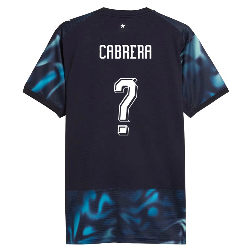 DanxenメンズパラグアイIvan Cabrera#0紺 空色アウェイシャツ26-28ジャージーユニフォーム