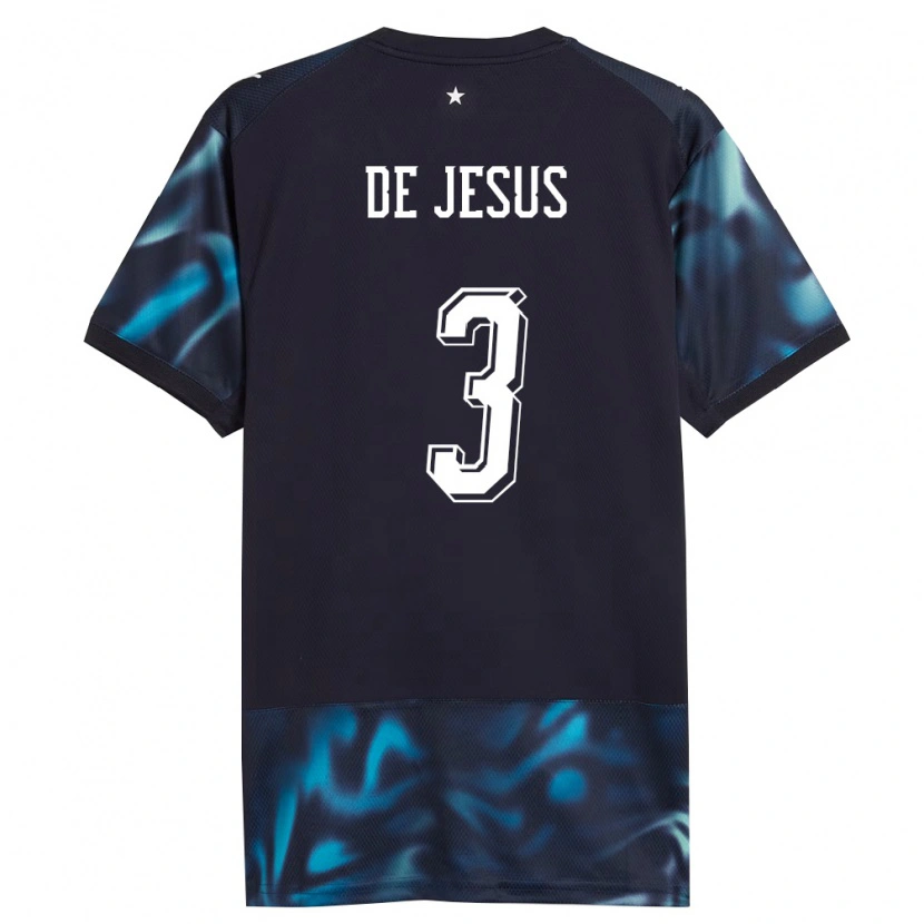 Danxenメンズパラグアイロナウド・ナウェル・デ・ヘスス・ロペス#3紺 空色アウェイシャツ26-28ジャージーユニフォーム