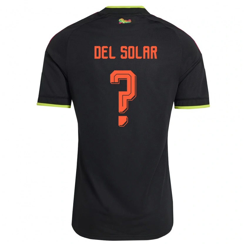 DanxenメンズペルーSalvador Del Solar#0黒 黄 ピンクアウェイシャツ26-28ジャージーユニフォーム