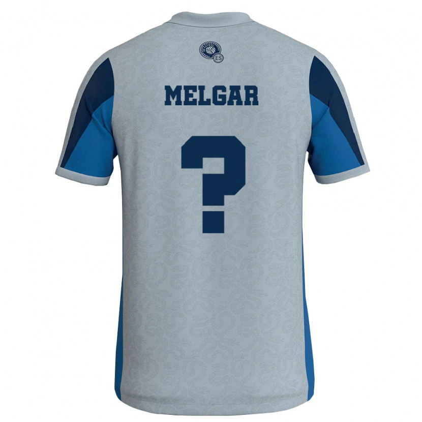 DanxenメンズエルサルバドルDani Melgar#0白 空色アウェイシャツ26-28ジャージーユニフォーム