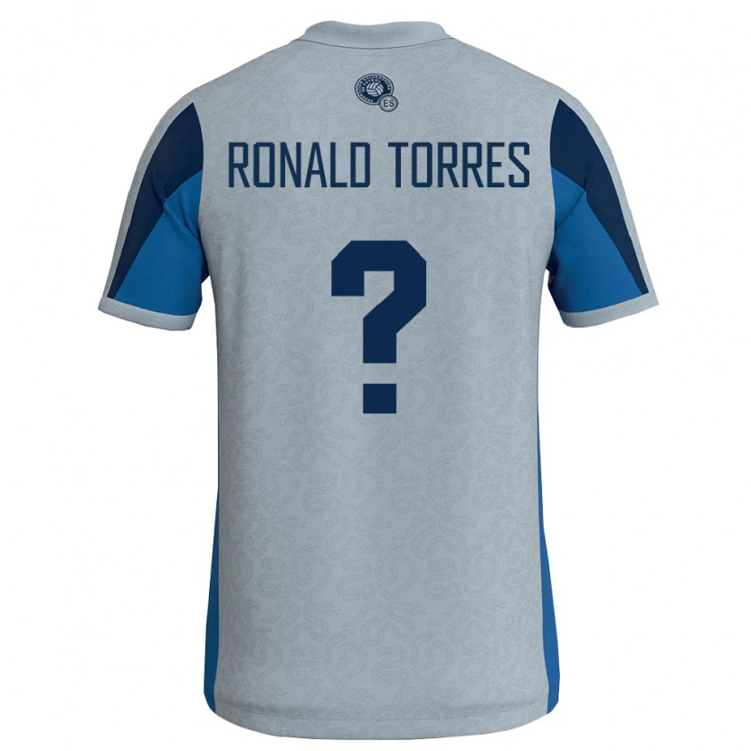 DanxenメンズエルサルバドルRonald Torres#0白 空色アウェイシャツ26-28ジャージーユニフォーム
