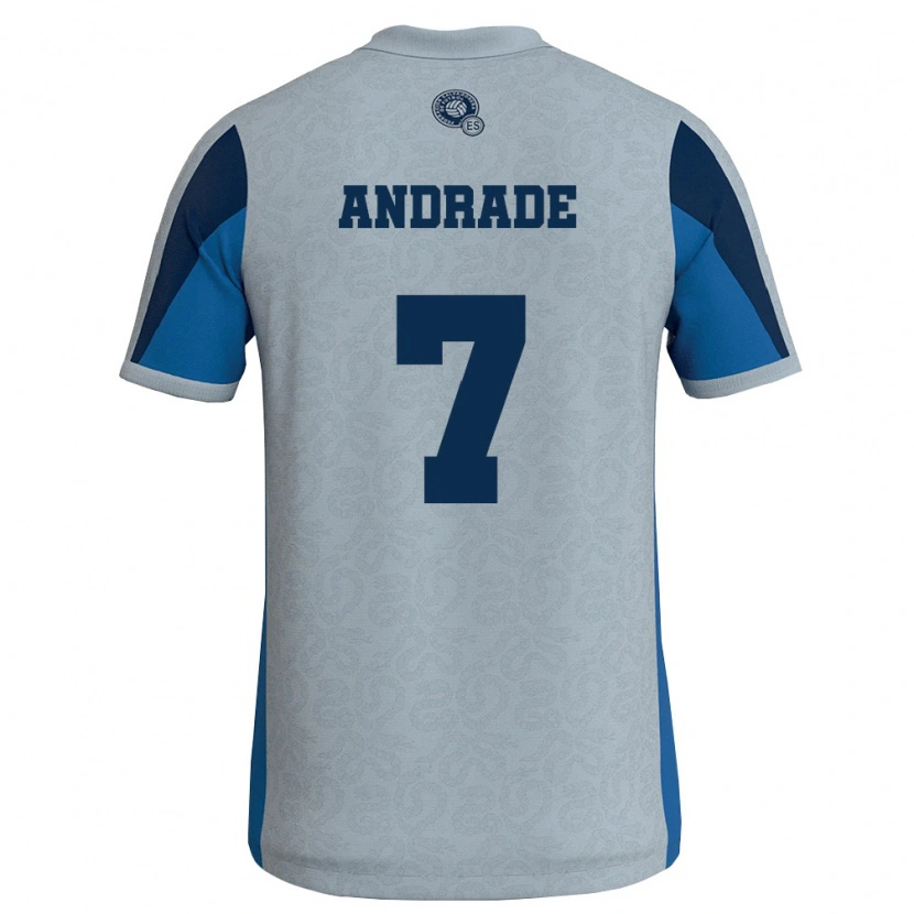 DanxenメンズエルサルバドルRubén Andrade#7白 空色アウェイシャツ26-28ジャージーユニフォーム