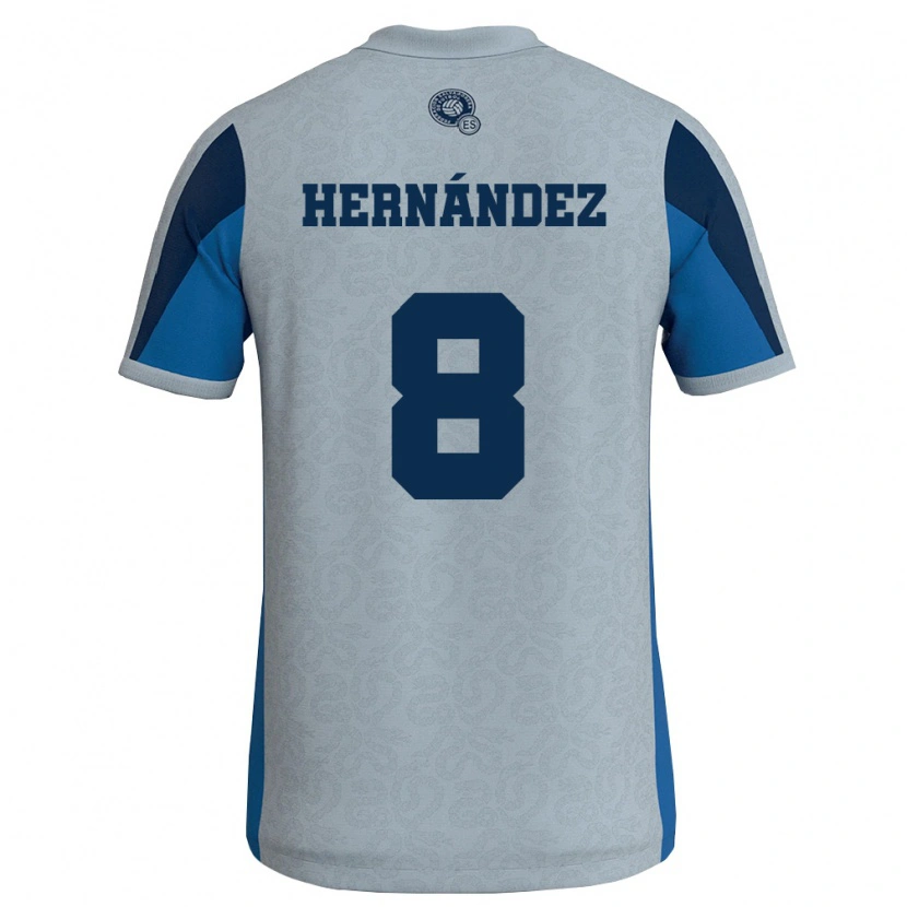 DanxenメンズエルサルバドルEsteban Hernández#8白 空色アウェイシャツ26-28ジャージーユニフォーム