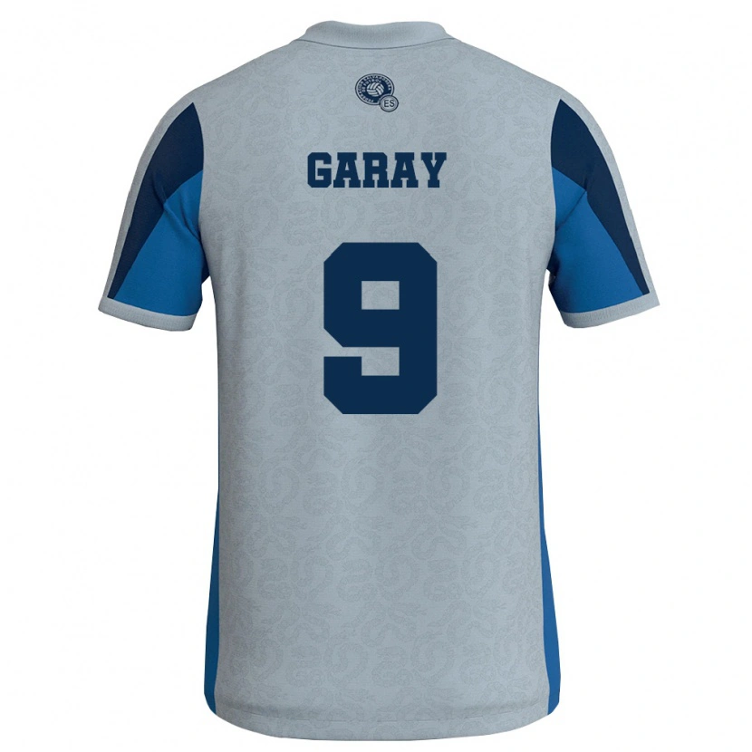 DanxenメンズエルサルバドルCarlos Garay#9白 空色アウェイシャツ26-28ジャージーユニフォーム