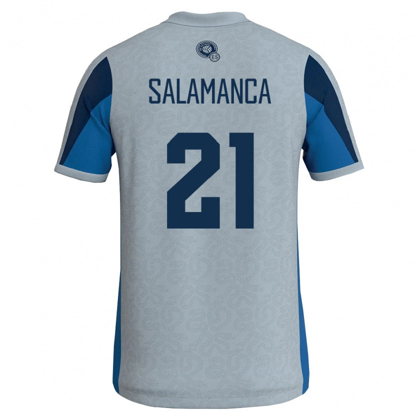 DanxenメンズエルサルバドルSneijder Salamanca#21白 空色アウェイシャツ26-28ジャージーユニフォーム