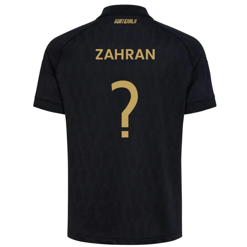 DanxenメンズグアテマラWilliam Zahran#0黒 空色 白アウェイシャツ26-28ジャージーユニフォーム