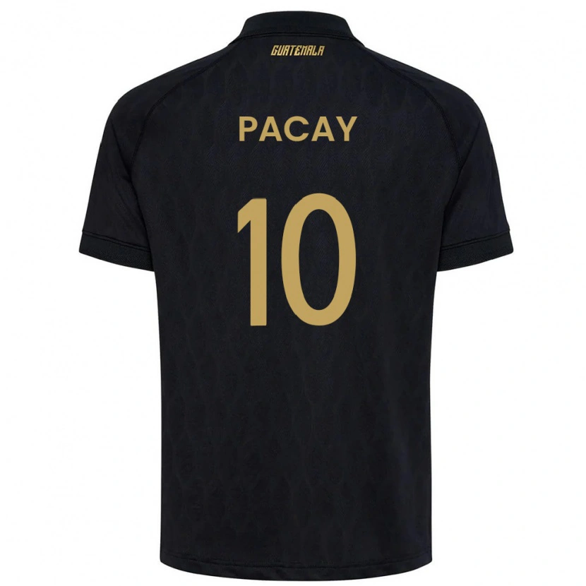 DanxenメンズグアテマラCristofer Pacay#10黒 空色 白アウェイシャツ26-28ジャージーユニフォーム