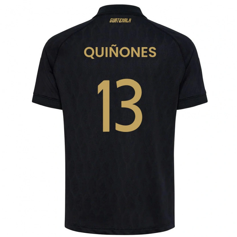DanxenメンズグアテマラGuillermo Quiñones#13黒 空色 白アウェイシャツ26-28ジャージーユニフォーム