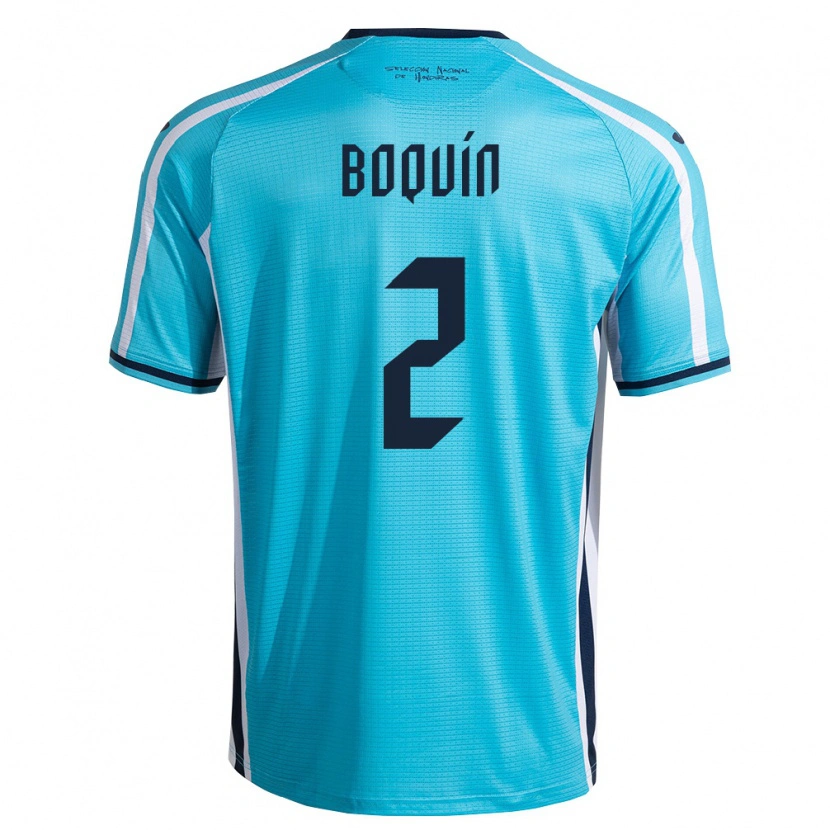 DanxenメンズホンジュラスStiven Boquín#2空色 紺アウェイシャツ26-28ジャージーユニフォーム
