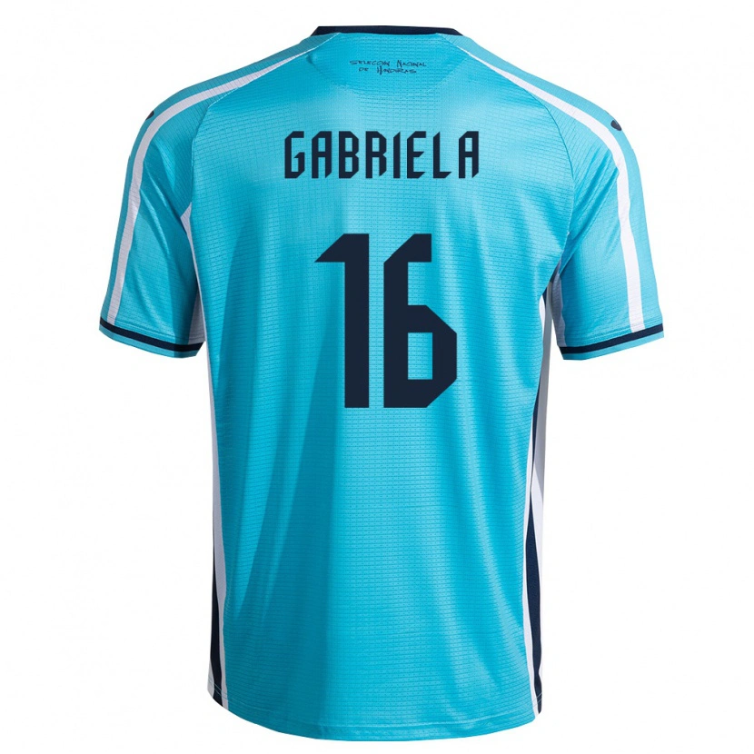 DanxenメンズホンジュラスGabriela García#16空色 紺アウェイシャツ26-28ジャージーユニフォーム