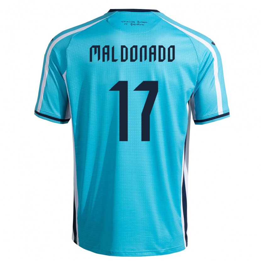 DanxenメンズホンジュラスAxel Maldonado#17空色 紺アウェイシャツ26-28ジャージーユニフォーム