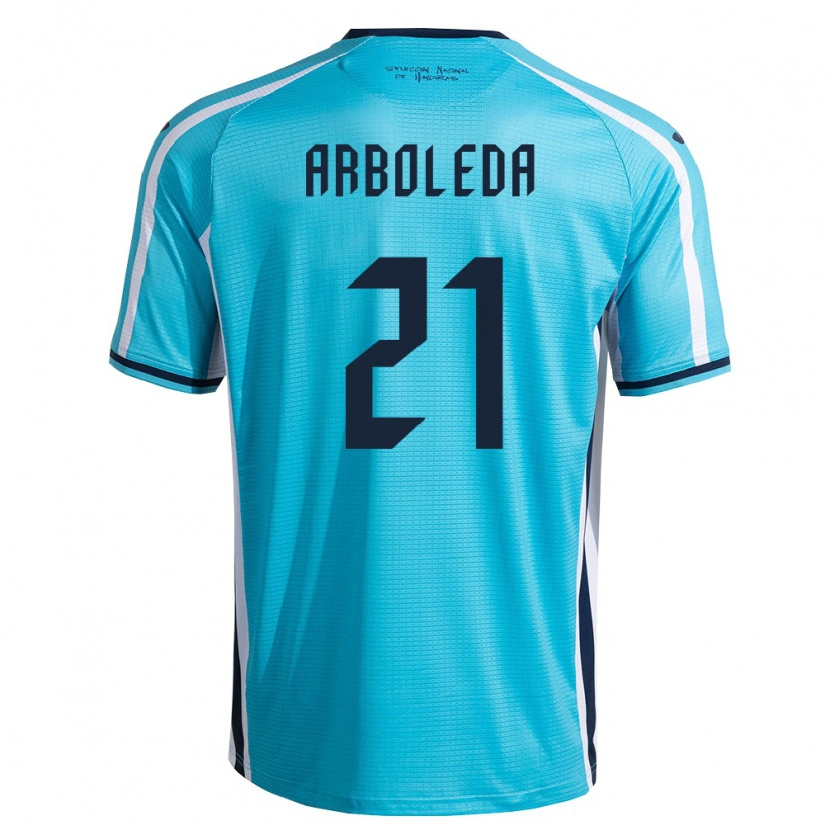 DanxenメンズホンジュラスYustin Arboleda#21空色 紺アウェイシャツ26-28ジャージーユニフォーム
