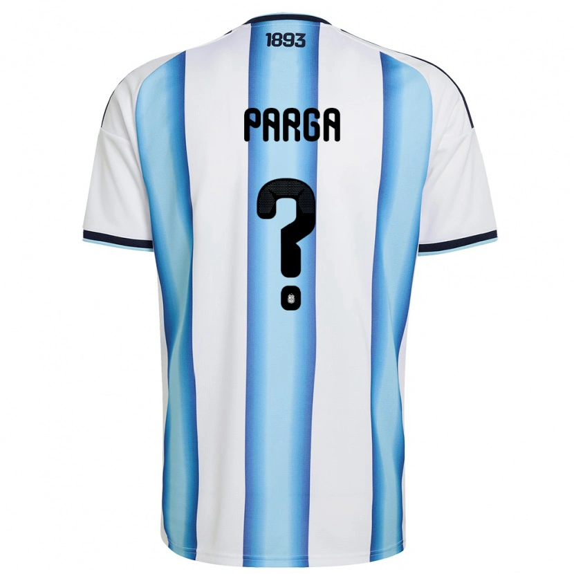 DanxenレディースアルゼンチンThiago Parga#0白 空色 紺ホームシャツ26-28ジャージーユニフォーム