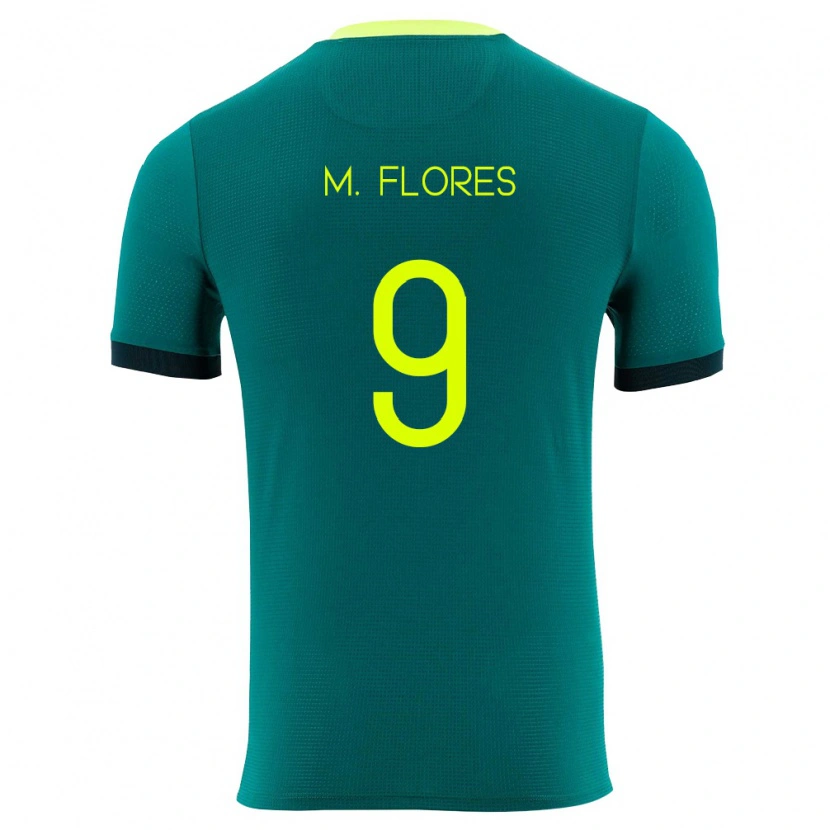 DanxenレディースボリビアMarlene Flores#9緑 黄 黒ホームシャツ26-28ジャージーユニフォーム