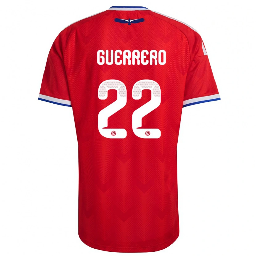 DanxenレディースチリKathalina Guerrero#22赤 白 青ホームシャツ26-28ジャージーユニフォーム