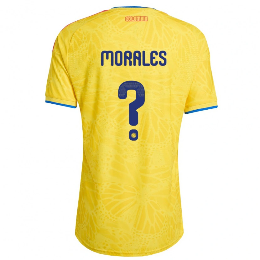 DanxenレディースコロンビアMaría Morales#0黄 青 赤ホームシャツ26-28ジャージーユニフォーム