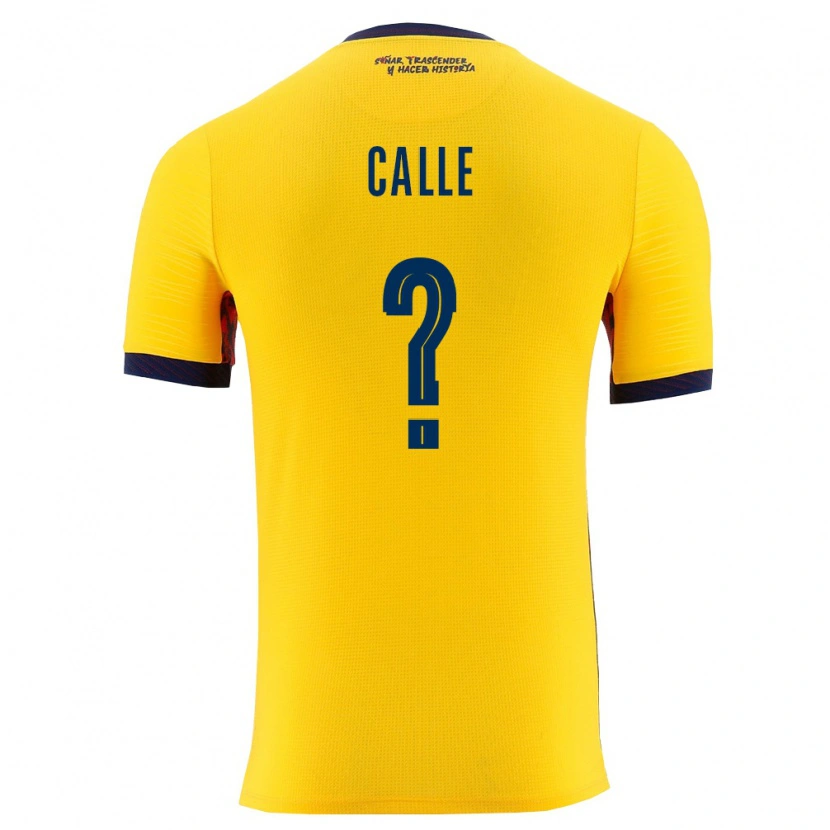 DanxenレディースエクアドルJandry Calle#0黄 紺ホームシャツ26-28ジャージーユニフォーム