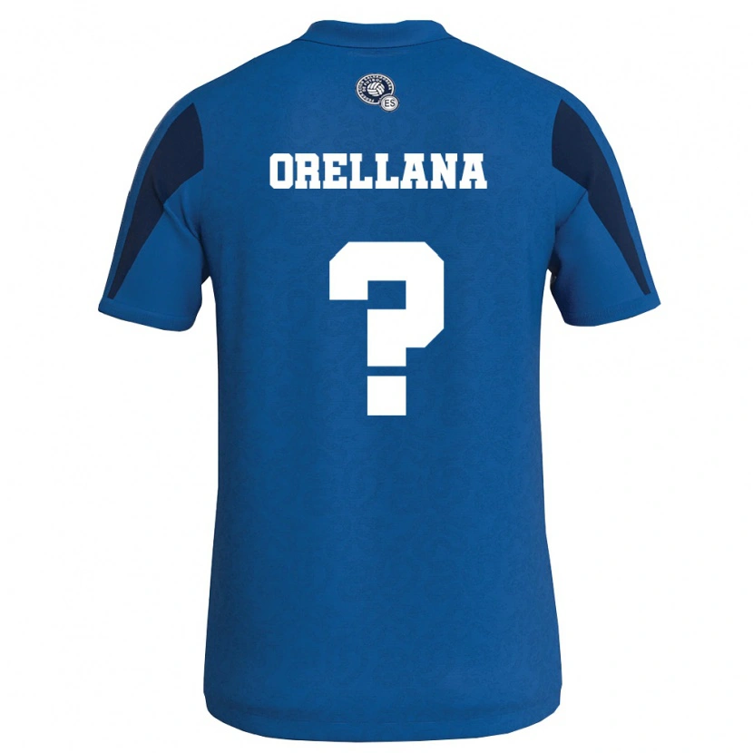DanxenレディースエルサルバドルOsaias Orellana#0青 紺ホームシャツ26-28ジャージーユニフォーム