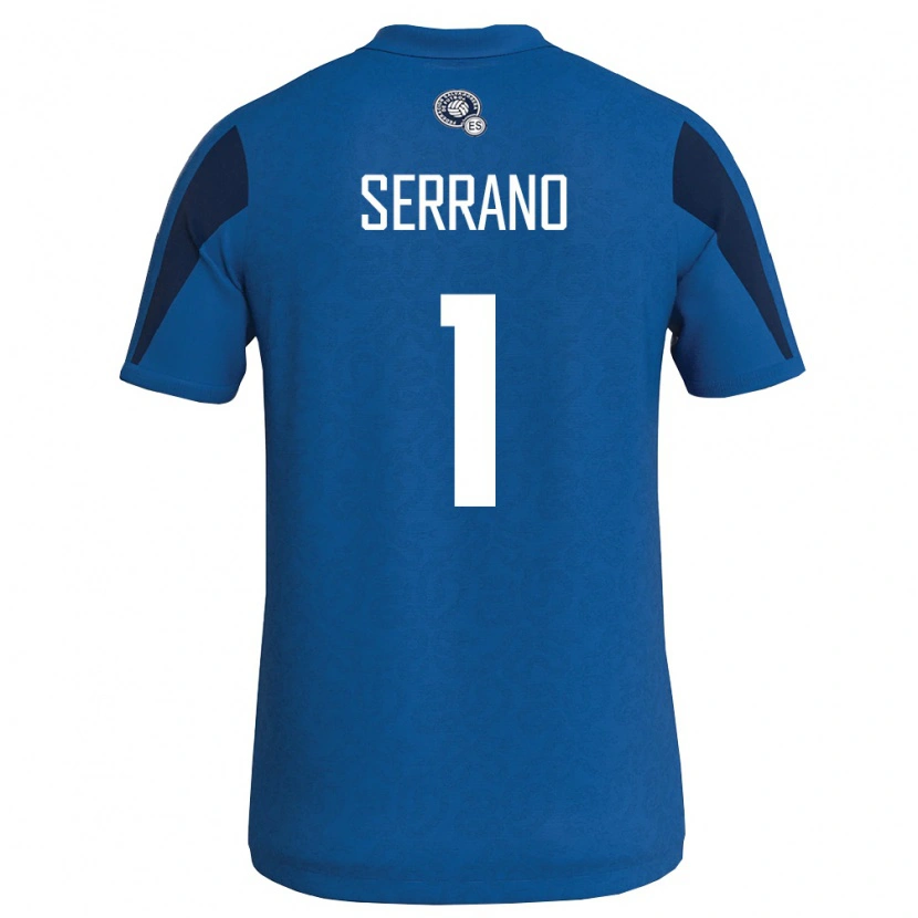 DanxenレディースエルサルバドルIdalia Serrano#1青 紺ホームシャツ26-28ジャージーユニフォーム