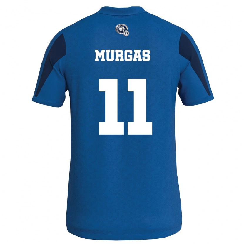 DanxenレディースエルサルバドルByron Murgas#11青 紺ホームシャツ26-28ジャージーユニフォーム