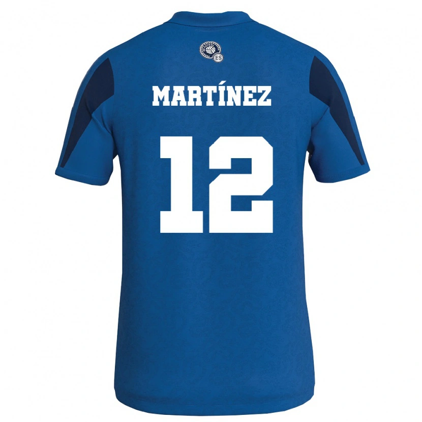 DanxenレディースエルサルバドルJeremy Martínez#12青 紺ホームシャツ26-28ジャージーユニフォーム