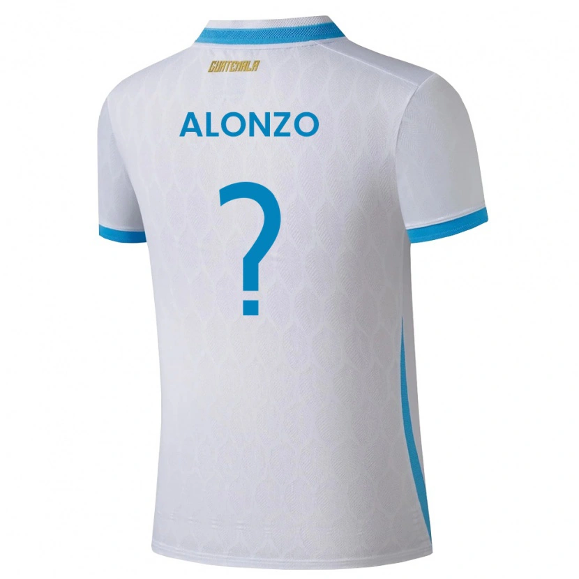 DanxenレディースグアテマラAnya Alonzo#0白 空色 金ホームシャツ26-28ジャージーユニフォーム