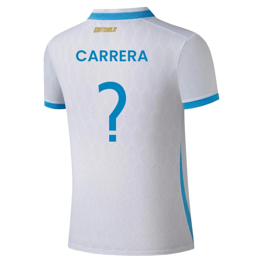DanxenレディースグアテマラNaydelin Carrera#0白 空色 金ホームシャツ26-28ジャージーユニフォーム