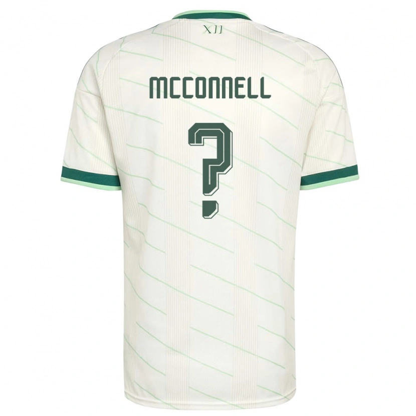 Danxenレディース北アイルランドCharlie Mcconnell#0白 緑アウェイシャツ26-28ジャージーユニフォーム