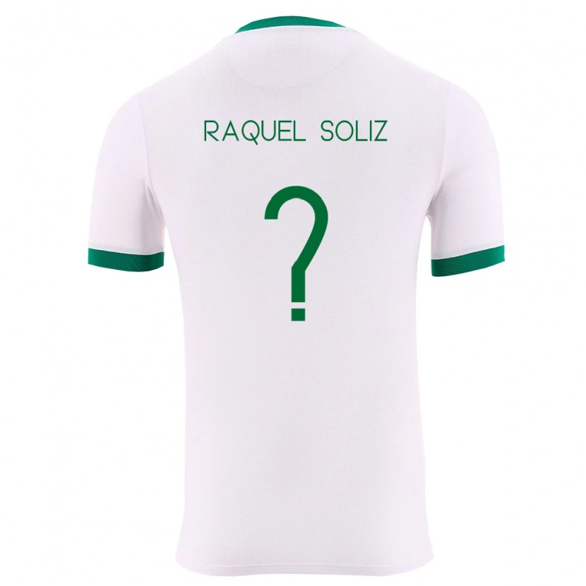 DanxenレディースボリビアRuth Raquel Soliz#0白 緑 赤アウェイシャツ26-28ジャージーユニフォーム