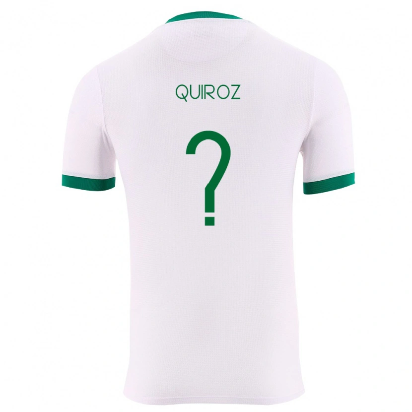 DanxenレディースボリビアAbigaíl Quiroz#0白 緑 赤アウェイシャツ26-28ジャージーユニフォーム