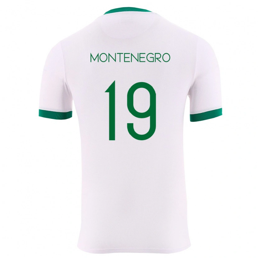 DanxenレディースボリビアLeonardo Montenegro#19白 緑 赤アウェイシャツ26-28ジャージーユニフォーム