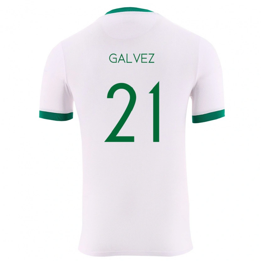 Danxenレディースボリビアウラジーミル・アントニオ・ガルヴェス・ラスカーノ#21白 緑 赤アウェイシャツ26-28ジャージーユニフォーム
